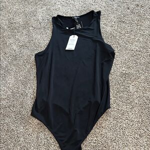 Express Black Sleeveless Bodysuit